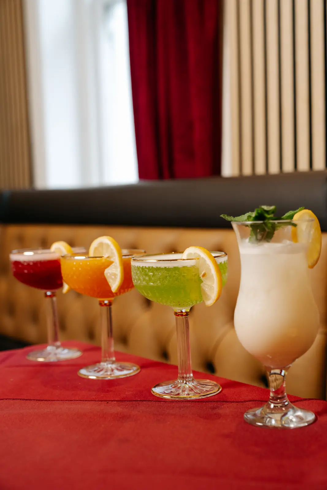 Cocktails at Saffron Soho